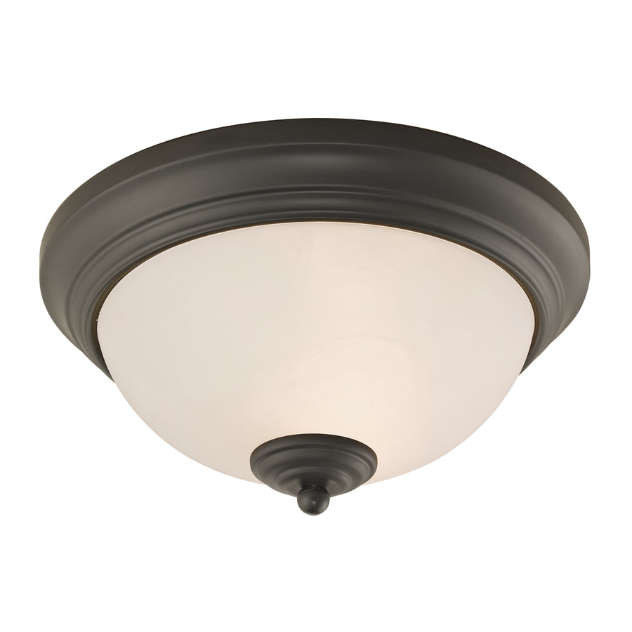 Huntington 11' 2 Light Flush Mount in Oil Rubbed Bronze