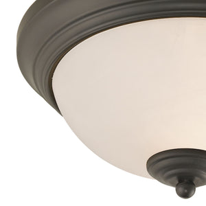 Huntington 11' 2 Light Flush Mount in Oil Rubbed Bronze