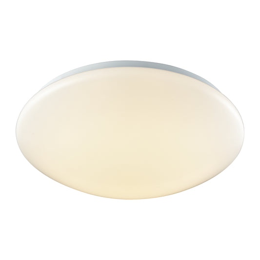 Kalona 15" 1 Light Flush Mount in White