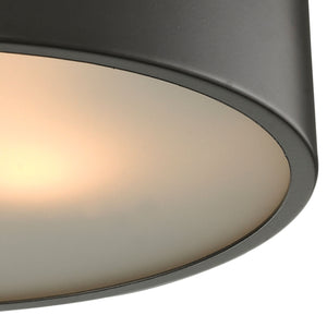 Simpson 10' 2 Light Flush Mount in Oil Rubbed Bronze