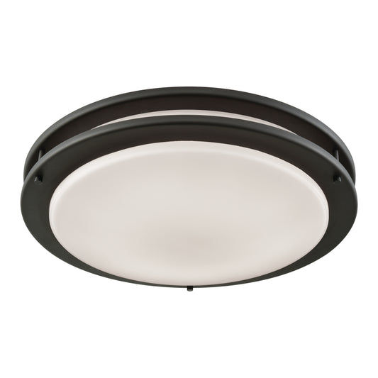 Clarion 15" 1 Light Flush Mount in Oil Rubbed Bronze