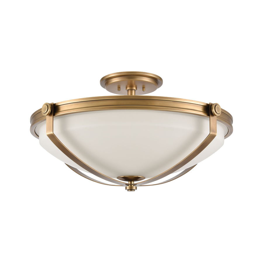 Connelly 23' 4 Light Semi Flush Mount in Natural