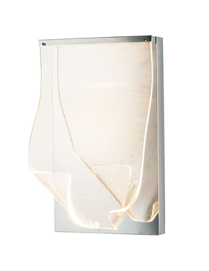 Rinkle 15.5' Single Light Wall Sconce in Polished Chrome