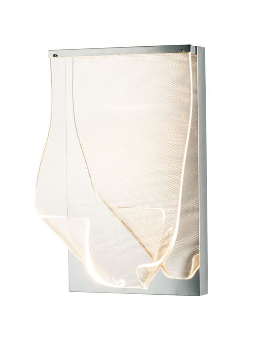 Rinkle 15.5" Single Light Wall Sconce in Polished Chrome