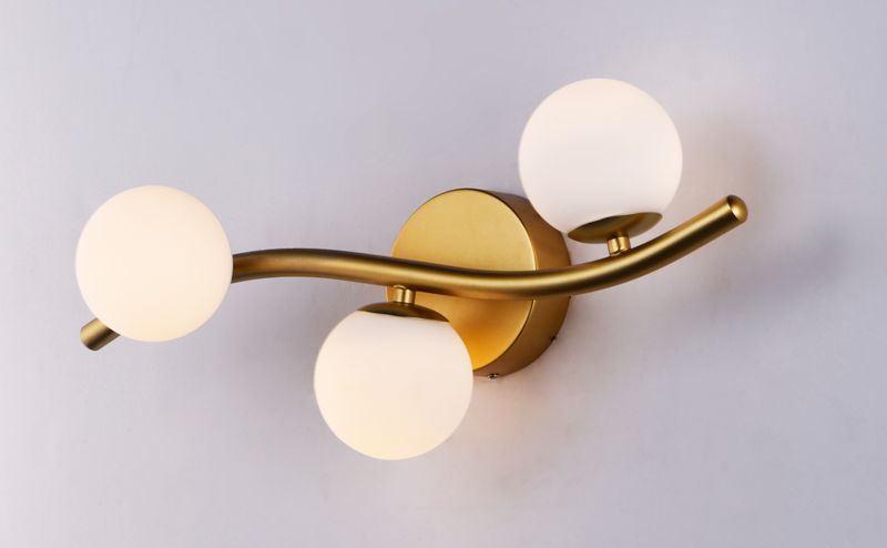 Rover 20.25' 3 Light Wall Sconce in Metallic Gold