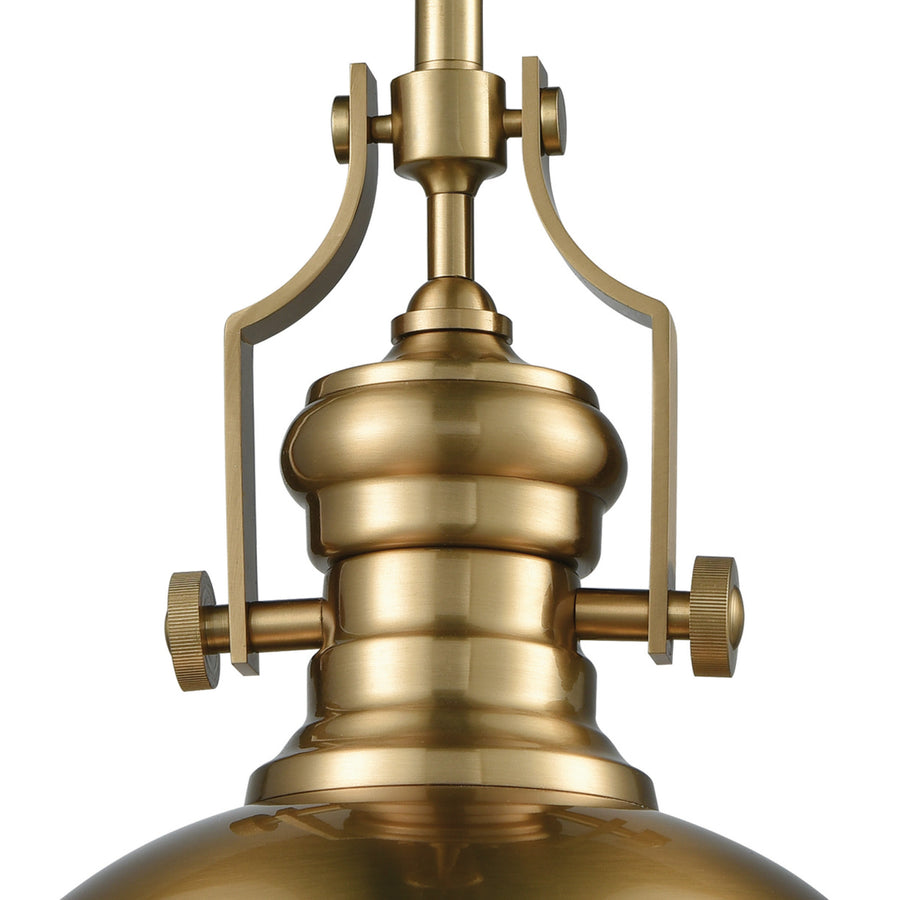 Chadwick 13' 1 Light Pendant in Satin Brass