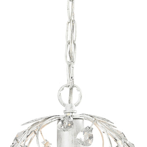 Circeo 10' 1 Light Mini Pendant in Antique White