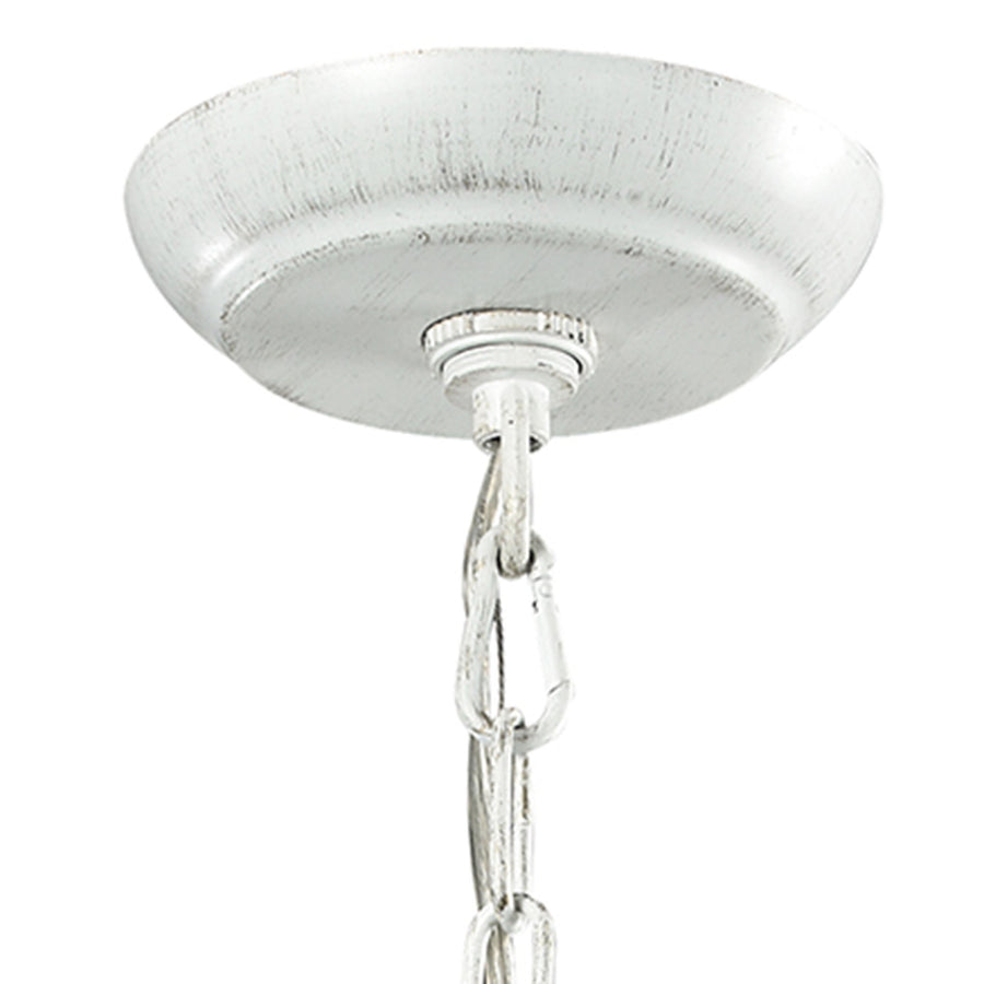 Circeo 10' 1 Light Mini Pendant in Antique White