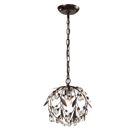 Circeo 10" 1 Light Mini Pendant in Deep Rust