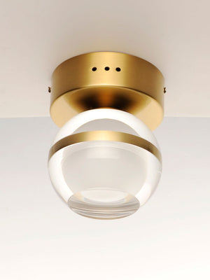 Swank 4.75' Single Light Wall Sconce in Natural Aged Brass