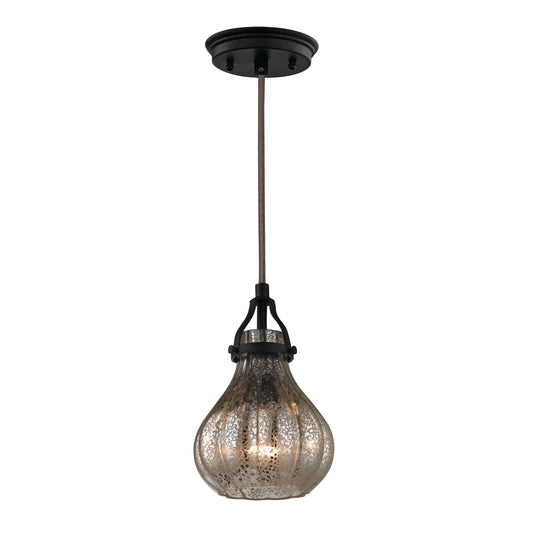 Danica 6" 1 Light Mini Pendant in Oil Rubbed Bronze