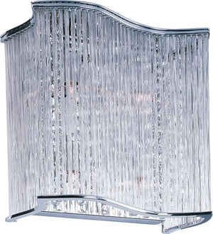 Swizzle 10' 4 Light Wall Sconce in Polished Chrome