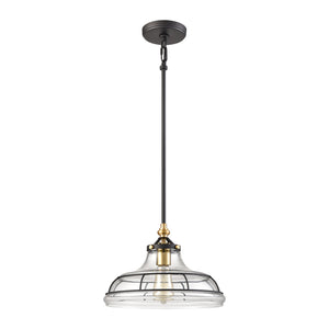 Dunkirk 13' 1 Light Pendant in Matte Black