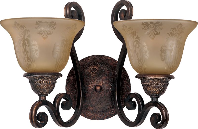 Symphony 11' 2 Light Wall Sconce in Oil Rubbed Bronze