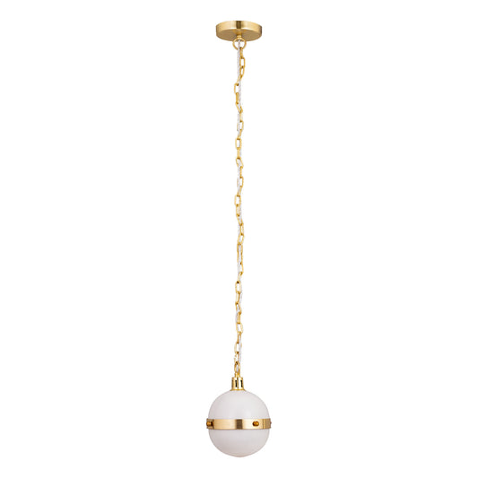 Harmelin 7" 1 Light Mini Pendant in White