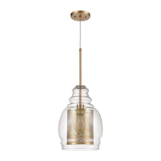 Herndon 11" 1 Light Pendant in Antique Gold