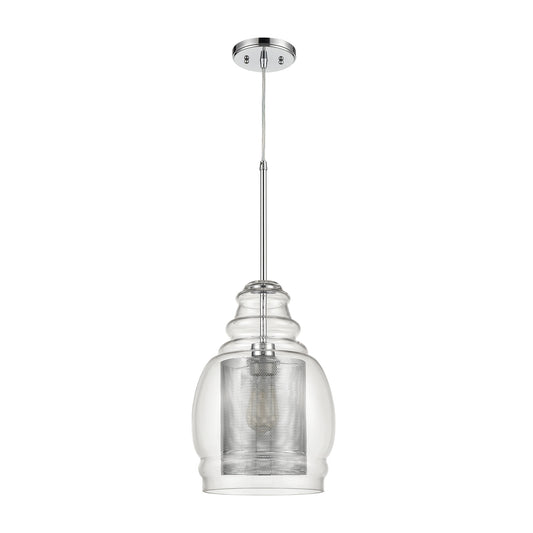 Herndon 11" 1 Light Pendant in Polished Chrome