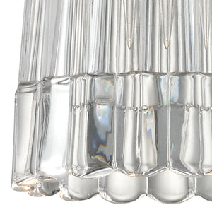 Kersey 4' 1 Light Mini Pendant in Satin Nickel (10458)