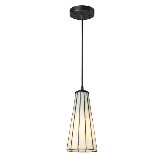 Lumino 5" 1 Light Mini Pendant in Comet White