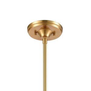 Manhattan Boutique 9' 1 Light Mini Pendant in Brushed Brass