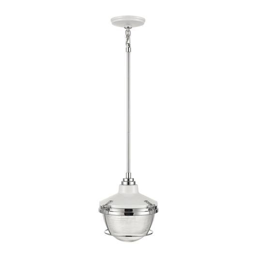 Seaway Passage 10" 1 Light Mini Pendant in Black Nickel