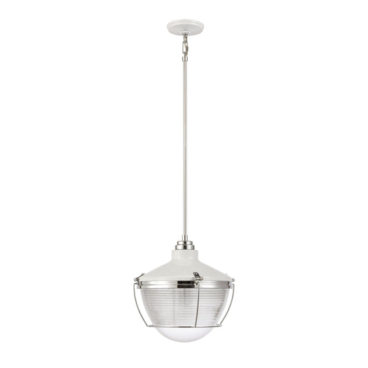 Seaway Passage 14" 1 Light Pendant in White