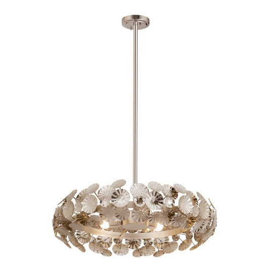 Camora 7" 3 Light Pendant in Nickel