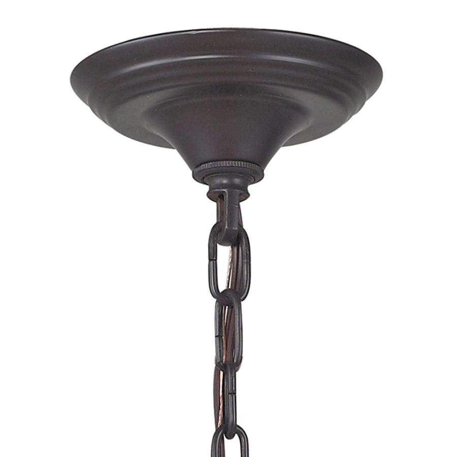 Arthur 7' 3 Light Mini Pendant in Aged Bronze