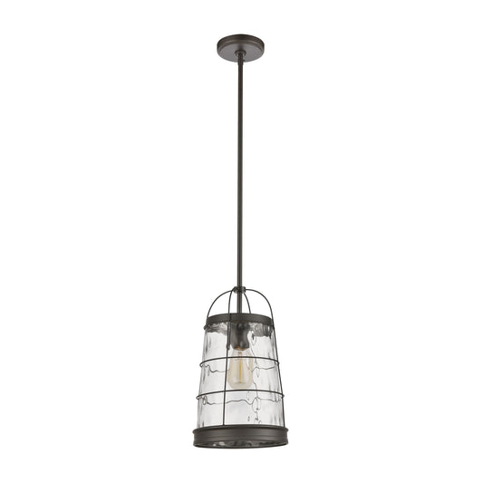 Azaria 9" 1 Light Mini Pendant in Oil Rubbed Bronze