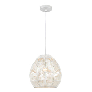 Boho 12' 1 Light Mini Pendant in White