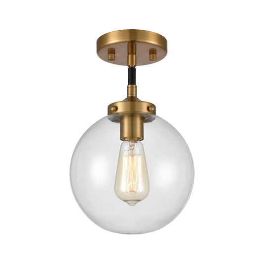 Boudreaux 8" 1 Light Mini Pendant in Antique Gold