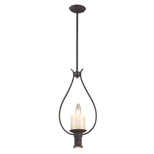 Cambridge 10" 1 Light Mini Pendant in Moonlit Rust