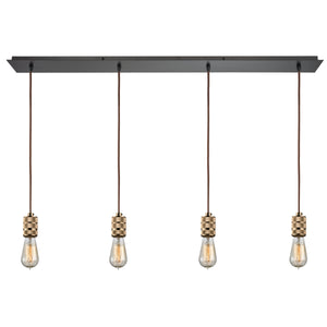 Camley 46' 4 Light Mini Pendant in Oil Rubbed Bronze