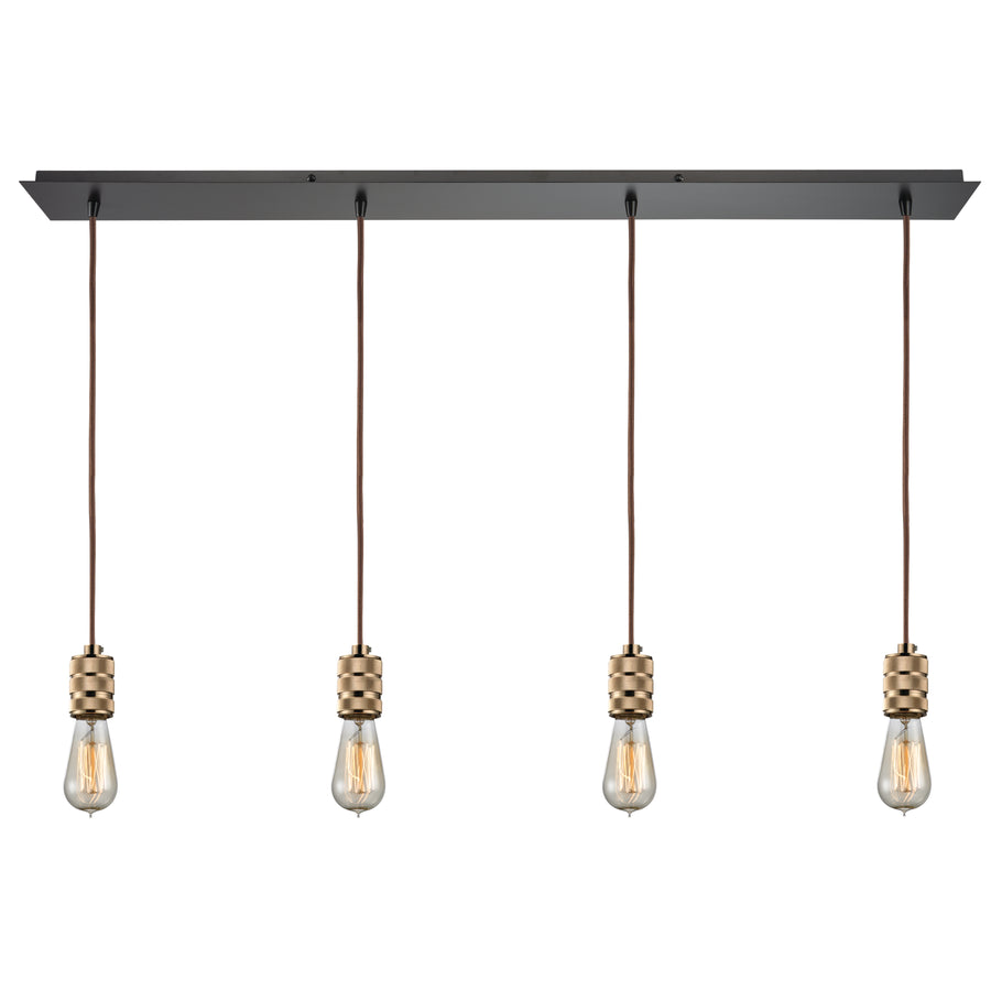 Camley 46' 4 Light Mini Pendant in Oil Rubbed Bronze