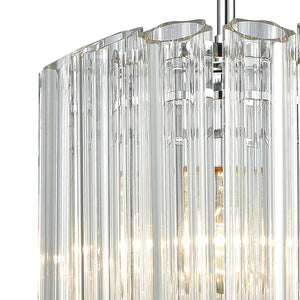 Carrington 10' 1 Light Mini Pendant in Polished Chrome