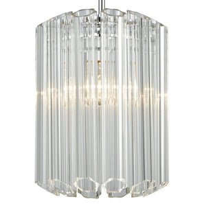 Carrington 10' 1 Light Mini Pendant in Polished Chrome