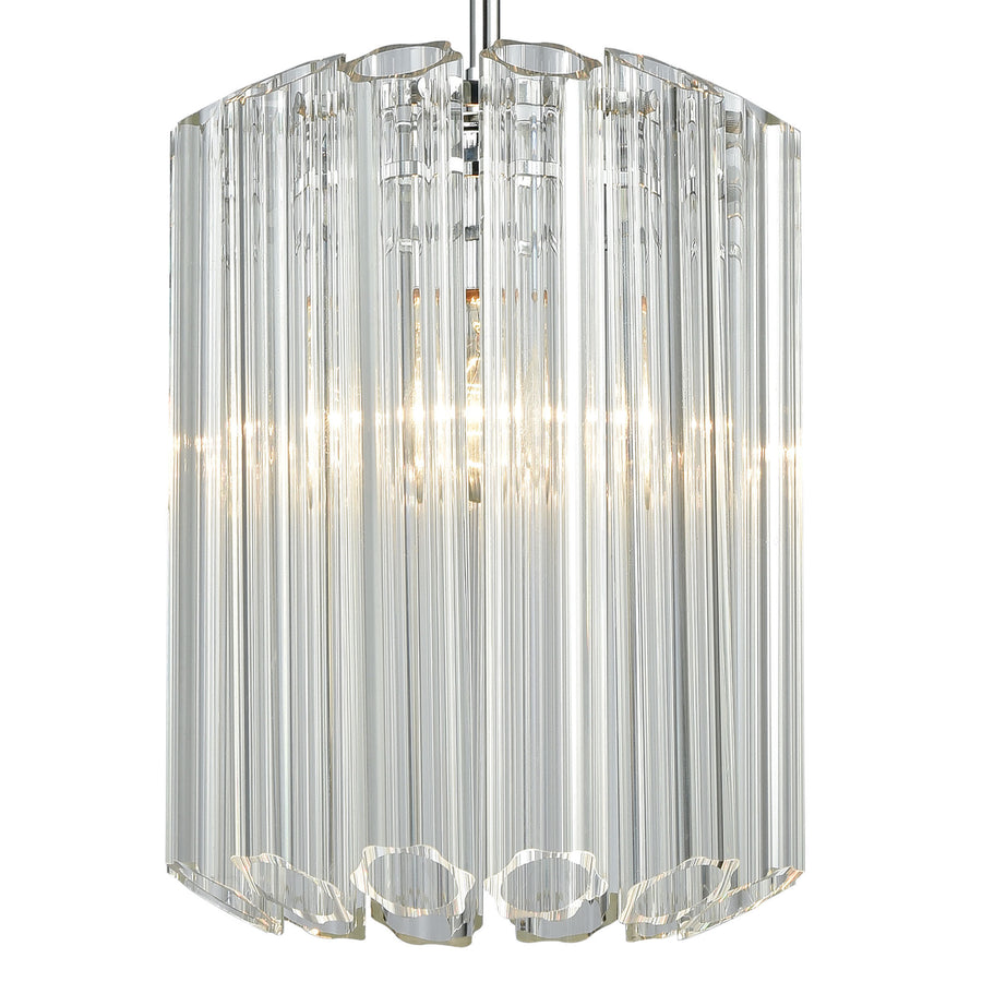 Carrington 10' 1 Light Mini Pendant in Polished Chrome