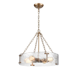 Cristata 20' 4 Light Pendant in Clear