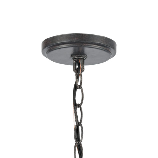 Daisy 12" 4 Light Pendant in Midnight Bronze