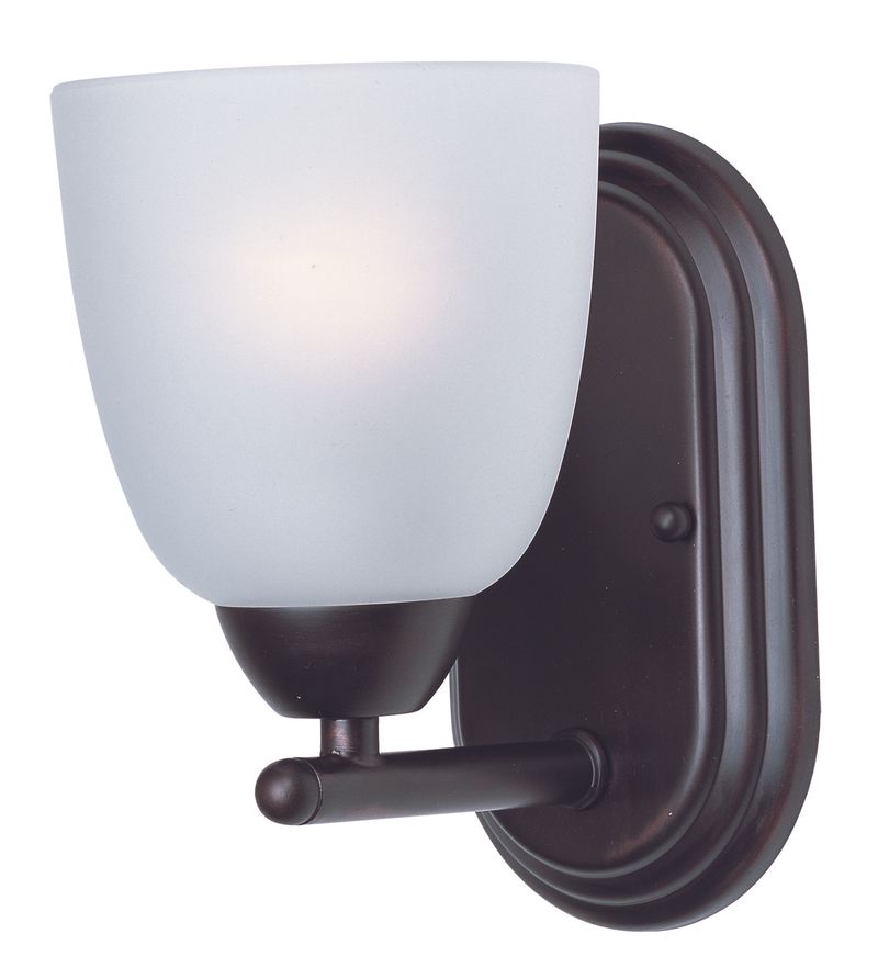 Axis 5' Single Light Vanity Wall Sconce in Oil Rubbed Bronze