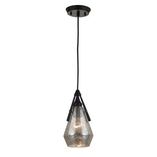 Duncan 6" 1 Light Mini Pendant in Oil Rubbed Bronze