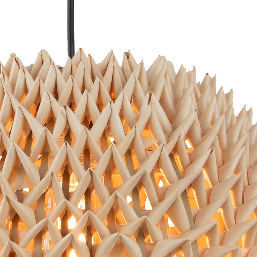 Durian 14' 1 Light Pendant in Natural