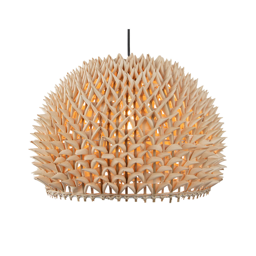 Durian 14' 1 Light Pendant in Natural