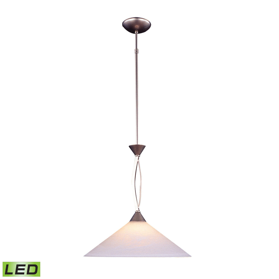 Elysburg 16' 1 Light LED Pendant in Satin Nickel