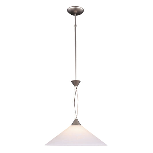 Elysburg 16" 1 Light Pendant in Satin Nickel