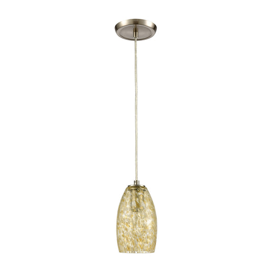 Golden Pasture 5" 1 Light Mini Pendant in Satin Nickel