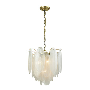 Hush 18' 4 Light Pendant in White