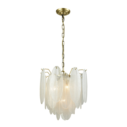 Hush 18" 4 Light Pendant in White