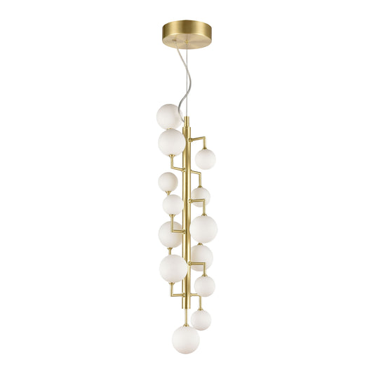 Keir 8" 13 Light Pendant in Gold