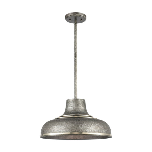 Kerin 16" 1 Light Pendant in Polished Nickel